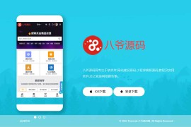 八爷源码网站 APP下载页面
